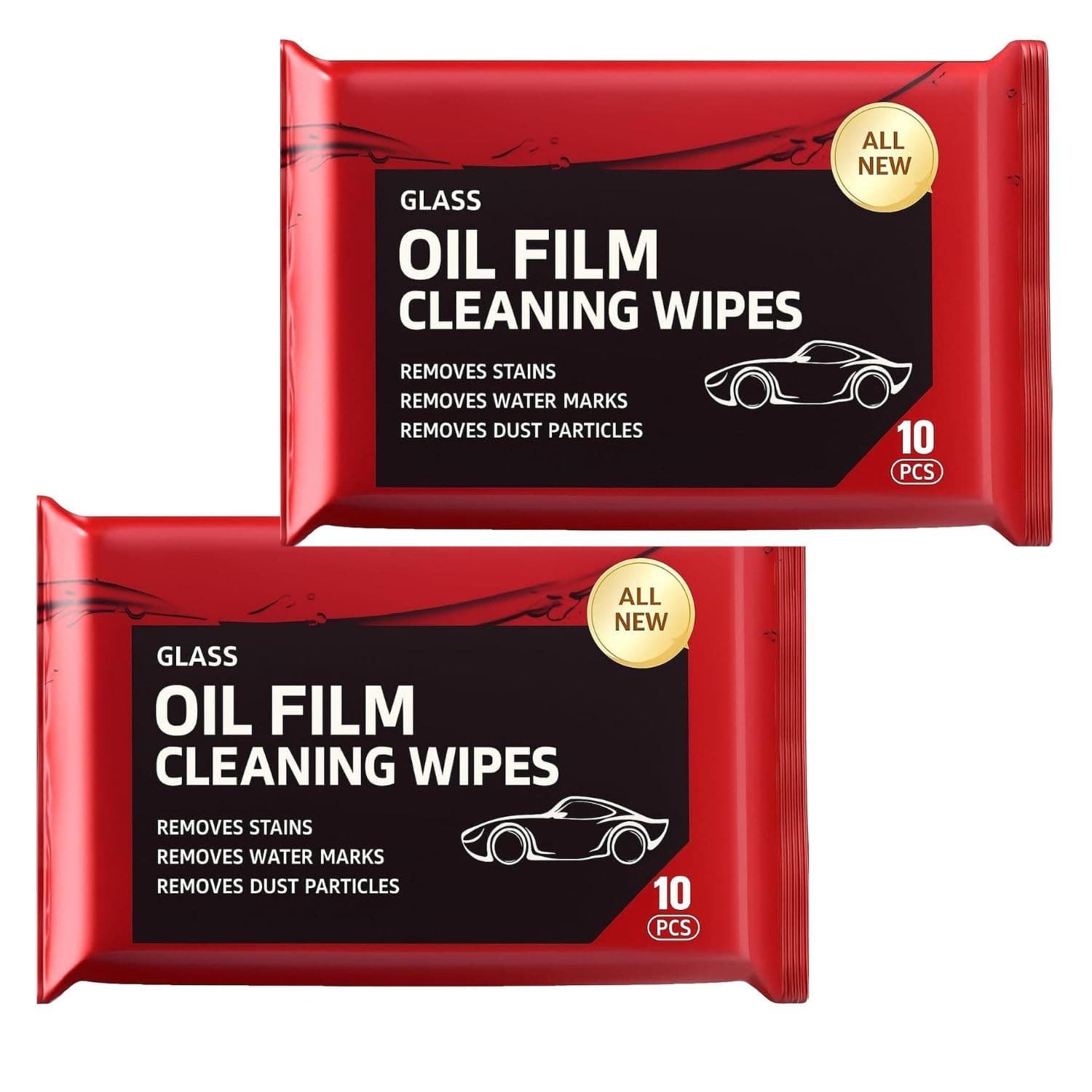 CAR GLASS ANTI FOG WIPES (10 PC)