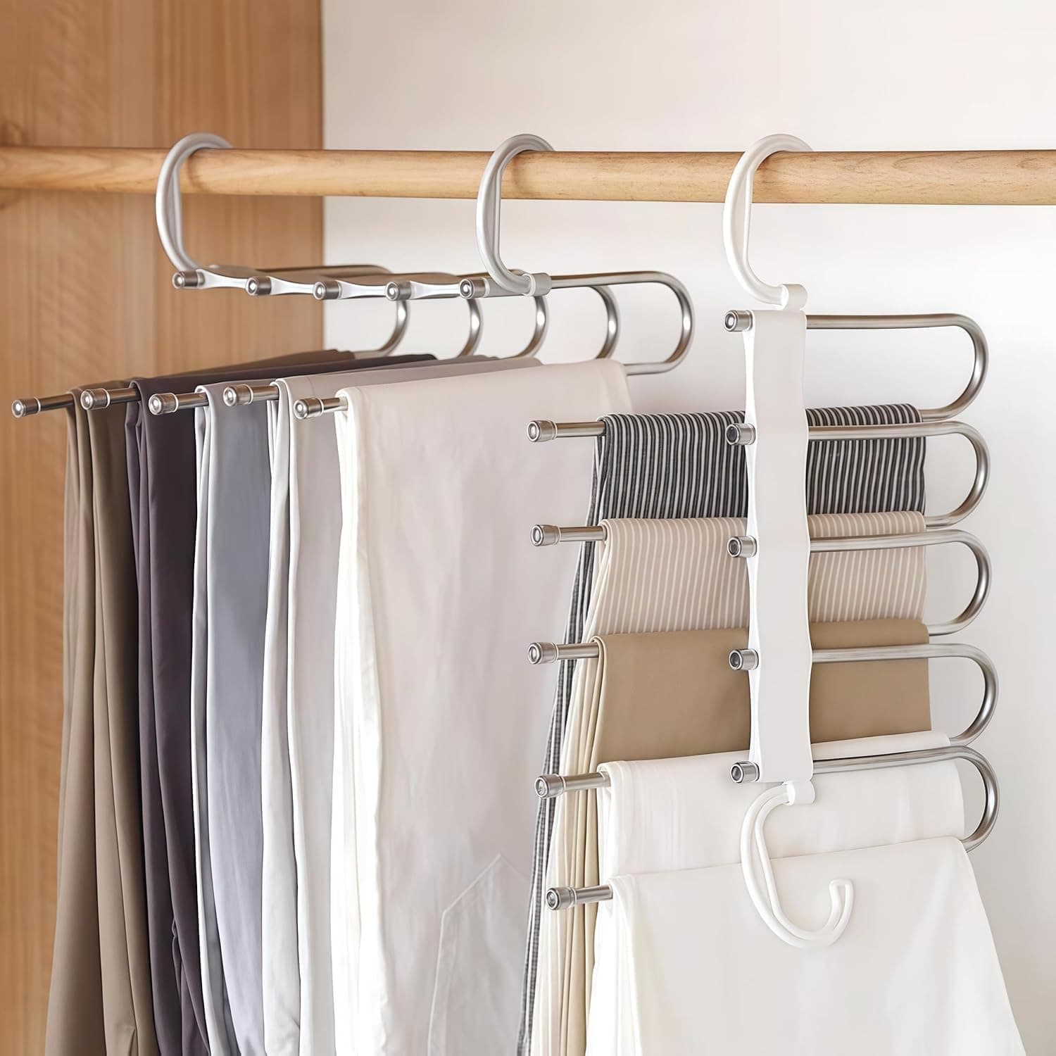 NEW 5 IN 1 STAINLESS STEEL HANGER